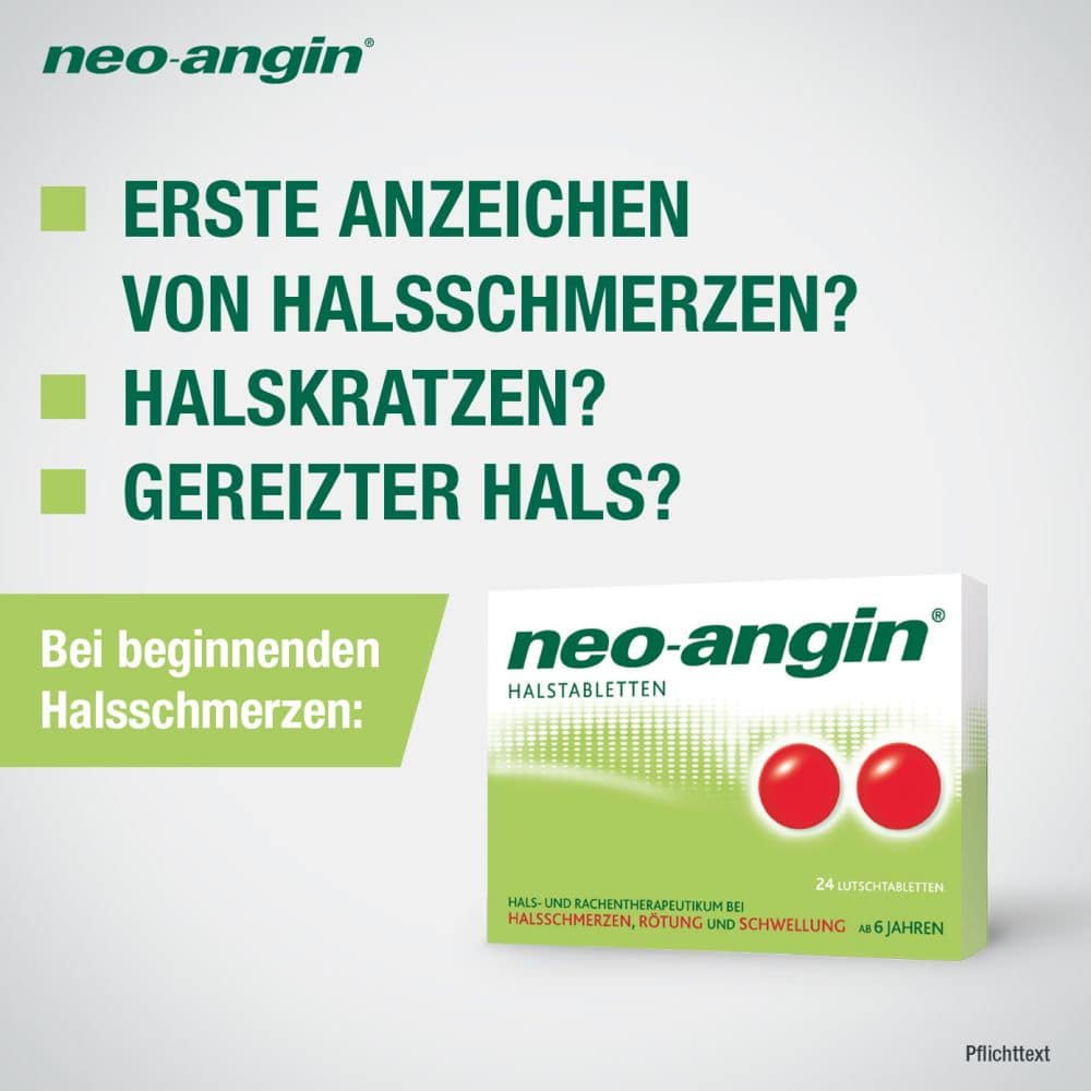 neo-angin HALSTABLETTEN 24 St Lutschtabletten