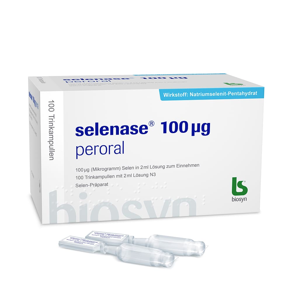 SELENASE 100 µg peroral Lösung zum Einnehmen 100X2 ml Lösung zum Einnehmen