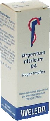 WELEDA ARGENTUM NITRICUM D 4 Augentropfen 10 ml Augentropfen