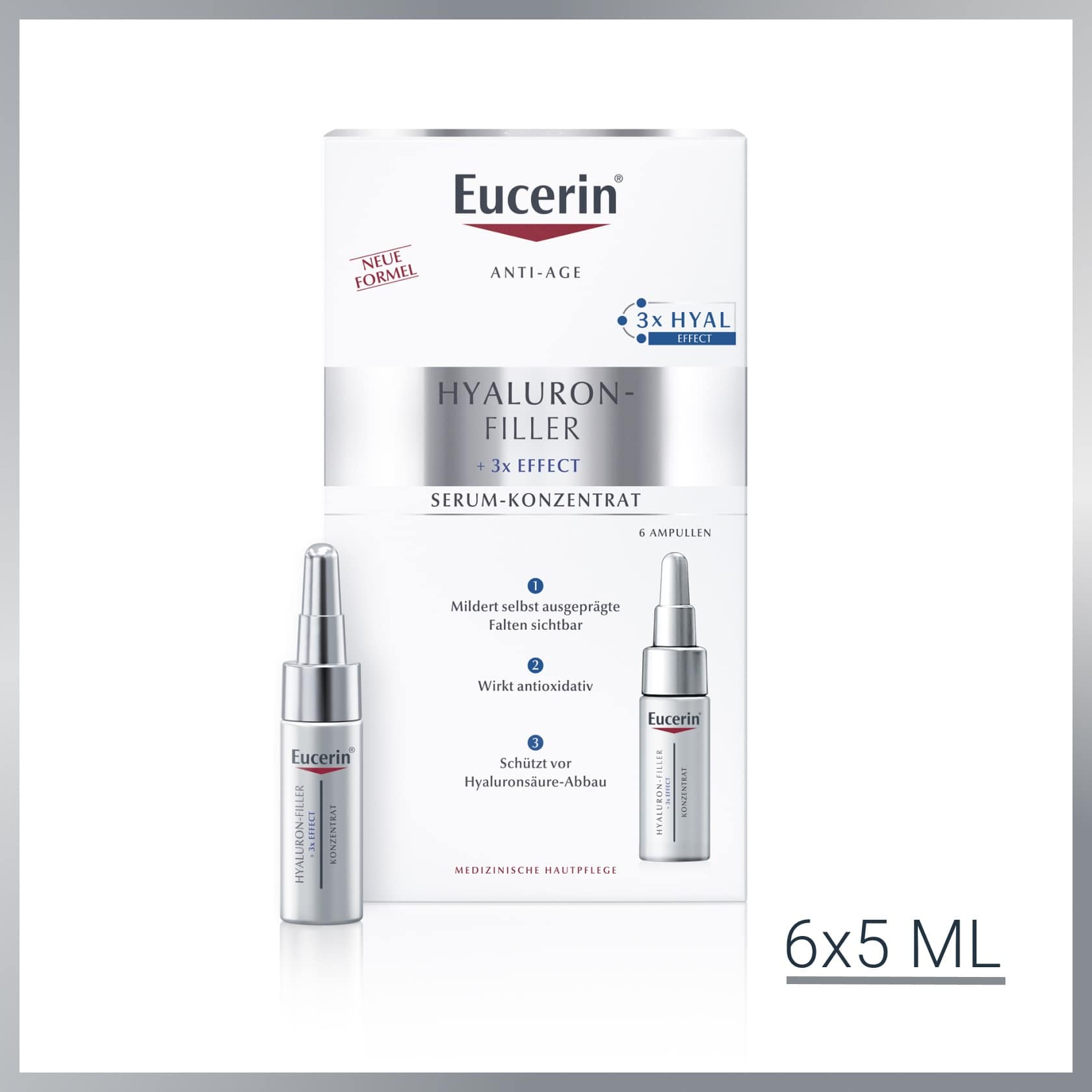 Eucerin HYALURON  FILLER SERUM KONZENTRAT  6X5 ml Konzentrat
