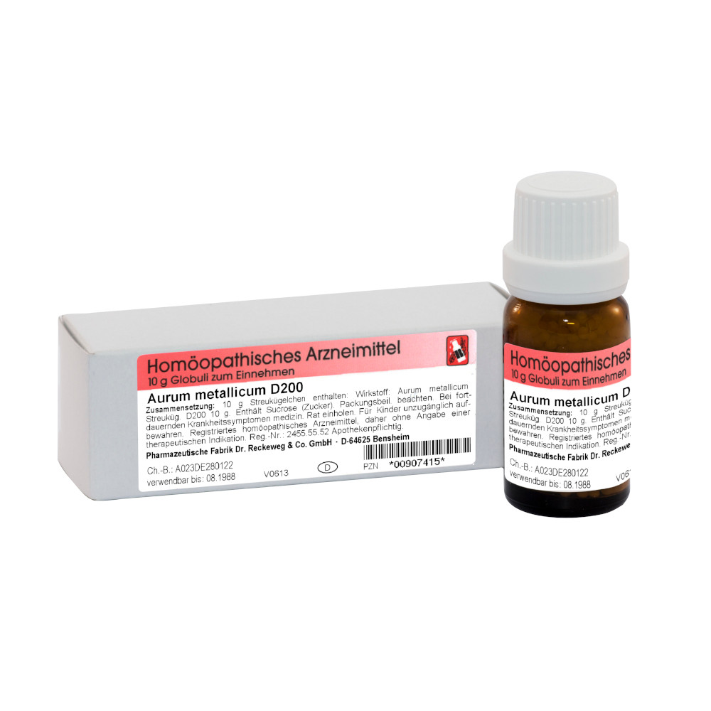 AURUM METALLICUM D 200 Globuli 10 g Globuli
