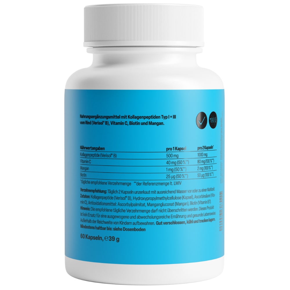 Zein Pharma Collagen C ReLift 500 mg 60 St Kapseln