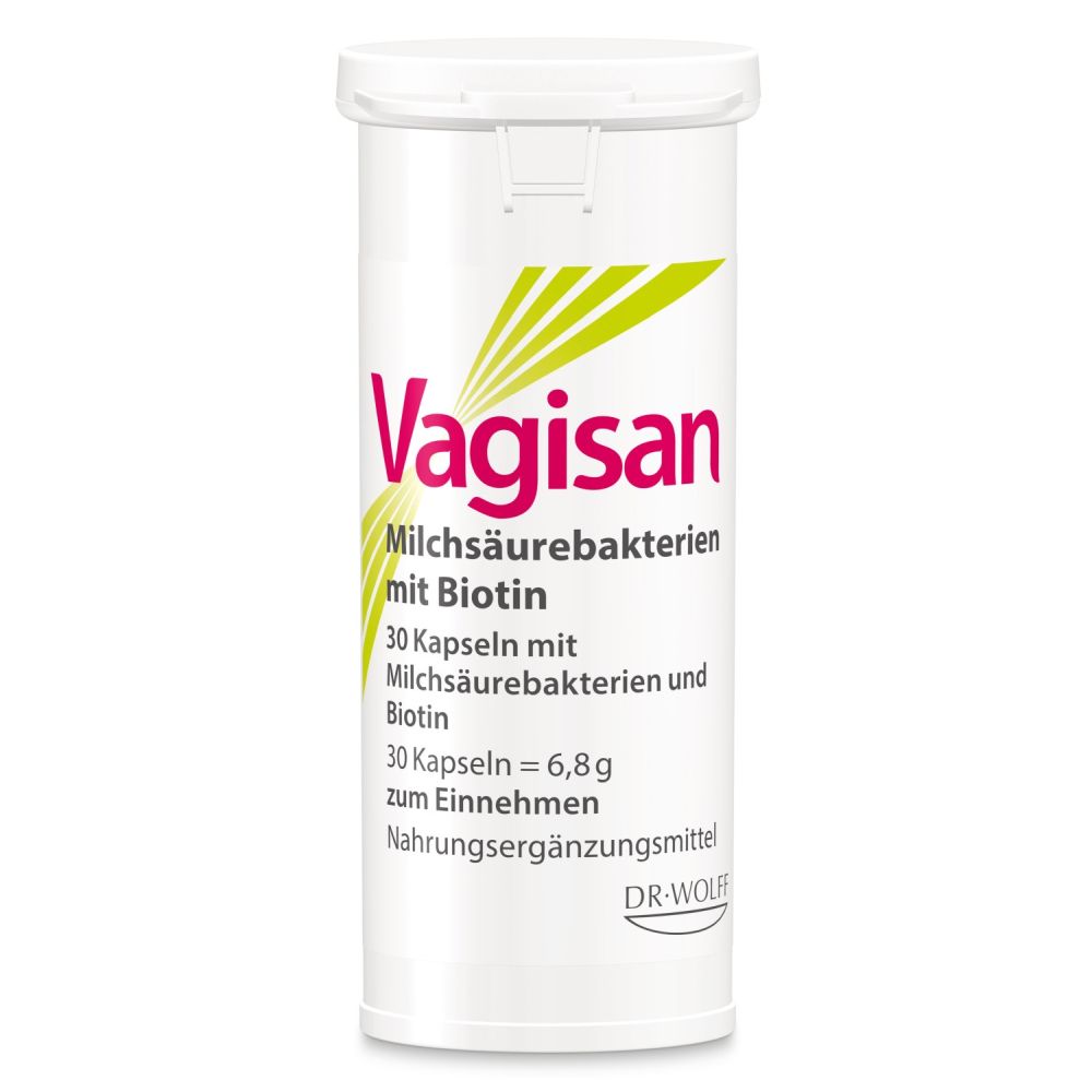 Vagisan Milchsäurebakterien mit Biotin 30 St Kapseln