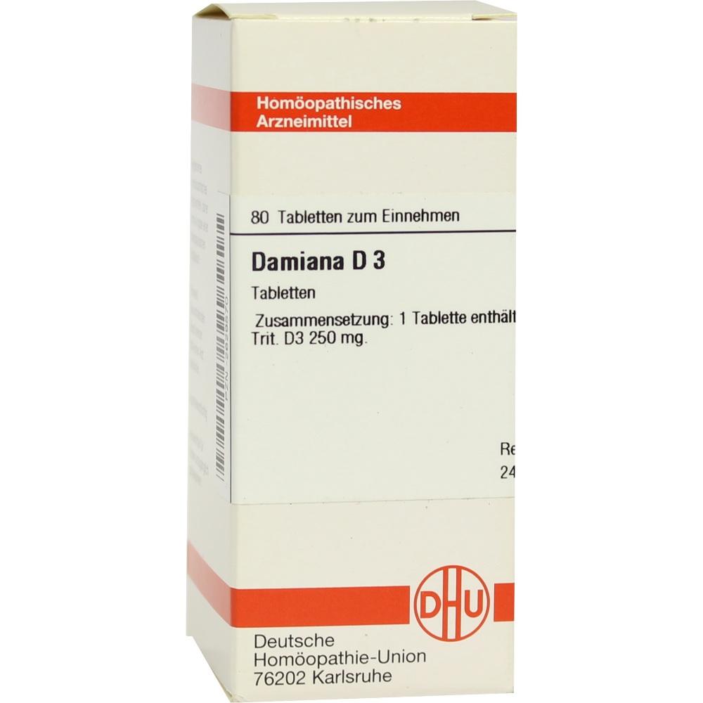 DAMIANA D 3 Tabletten 80 St Tabletten