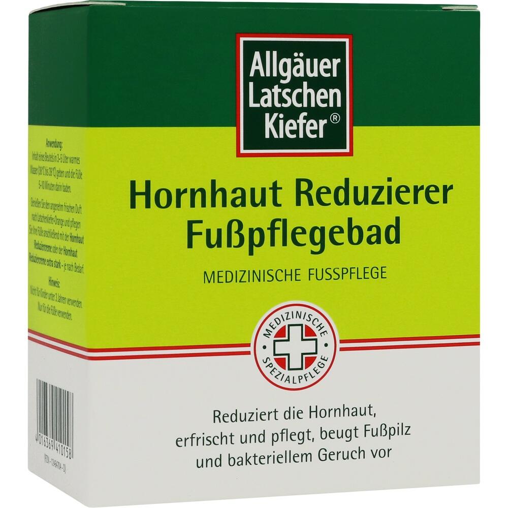 Allgäuer Latschen Kiefer Hornhaut Reduzierer Fußpflegebad  10X10 g Bad