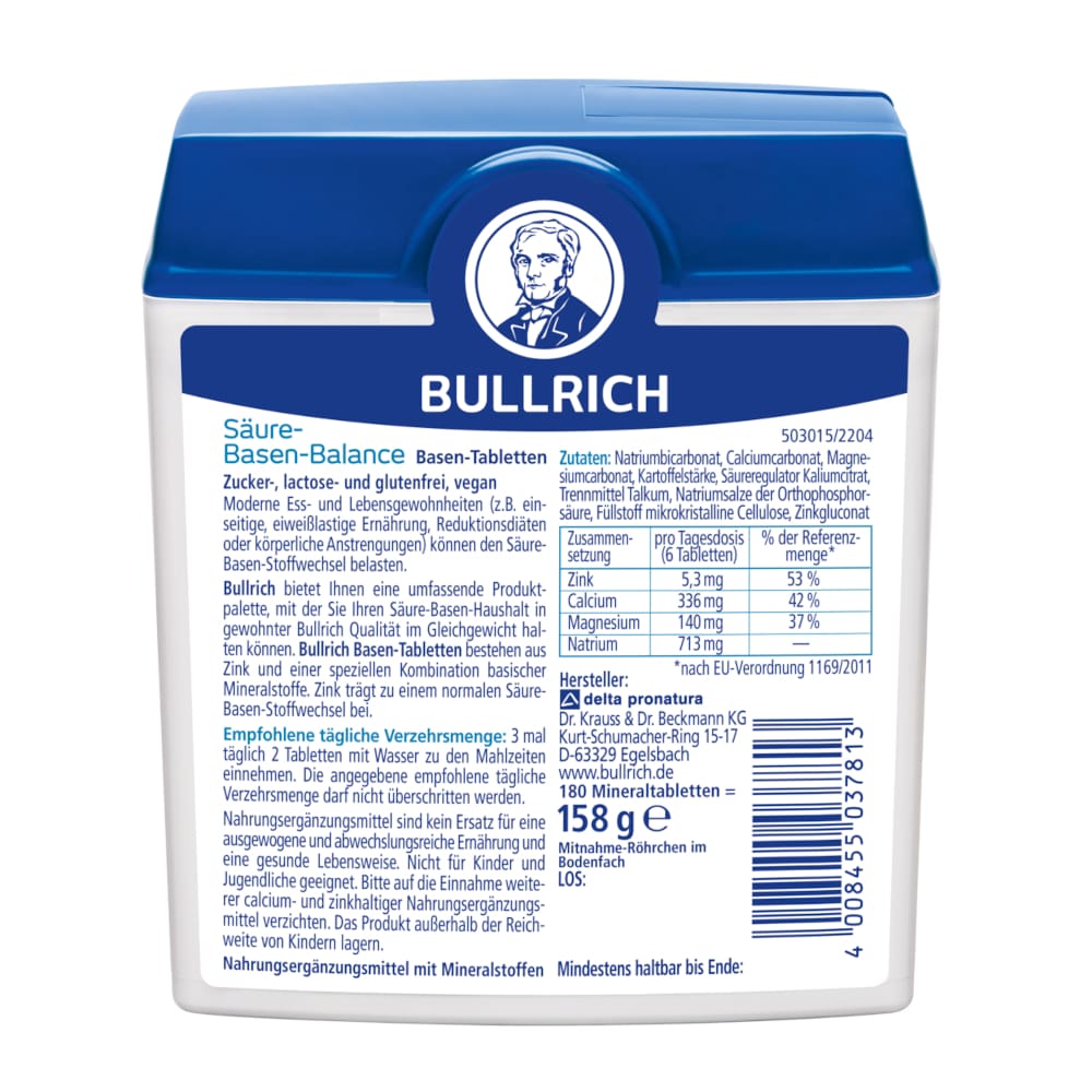 BULLRICH Säure-Basen-Balance  180 St Tabletten