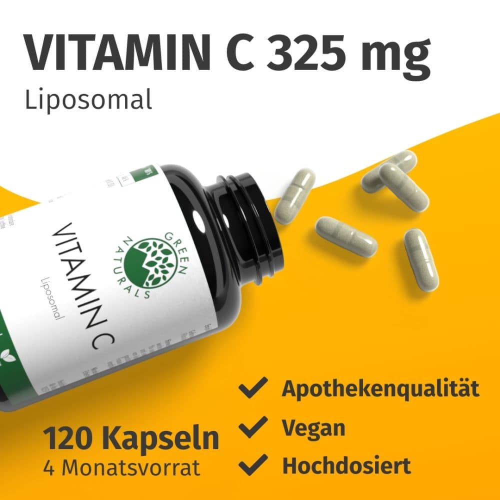 GREEN NATURALS Liposomales Vitamin C 325 120 St Kapseln