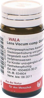 WALA Lens Viscum comp. Globuli velati 20 g Globuli