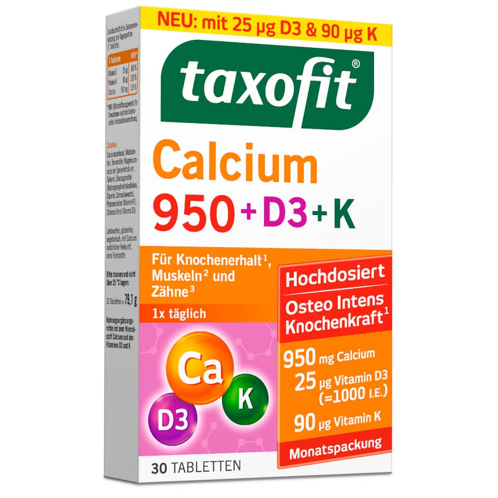 taxoit Calcium 950 + D3 + K 30 St Tabletten