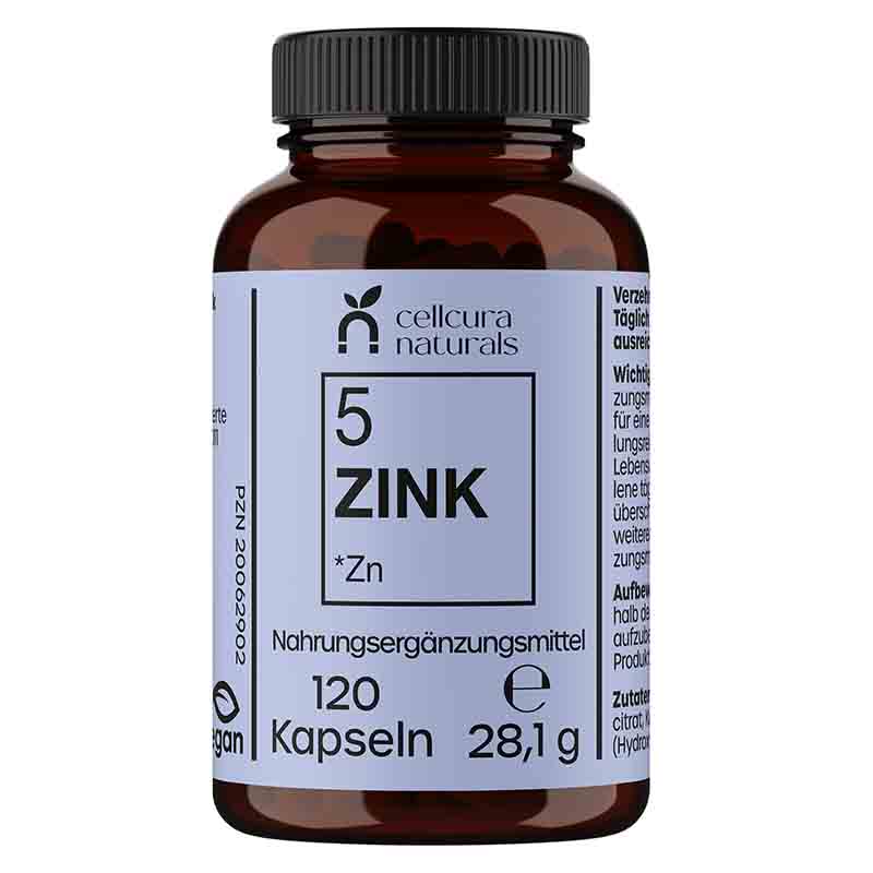 cellcura naturals ZINK 25 mg 120 St Kapseln