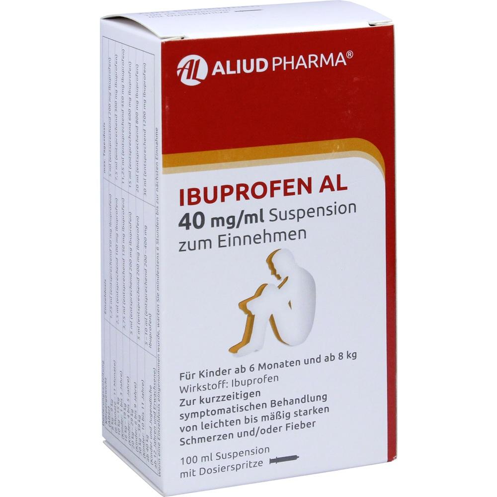 Ibuprofen AL 40 mg/ml Suspension bei Fieber und Schmerzen