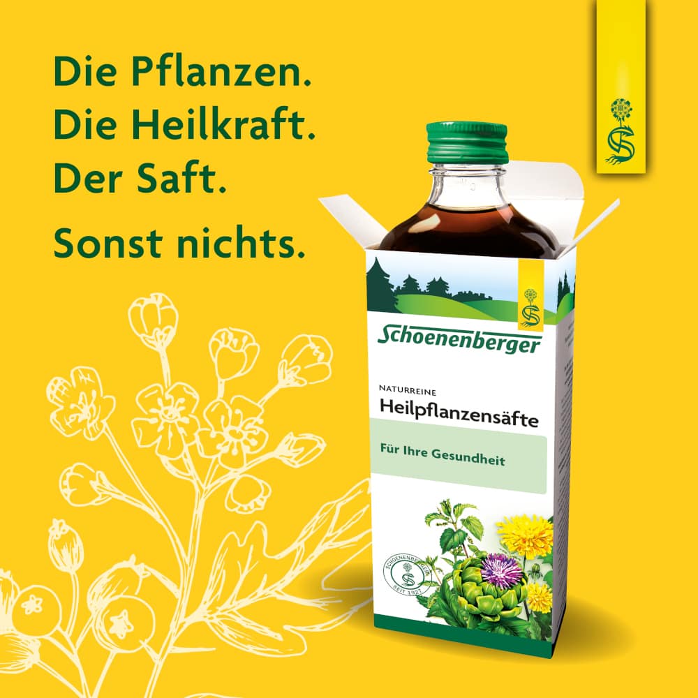 Schoenenberger Naturreiner Heilpflanzensaft Spitzwegerich 200 ml Saft