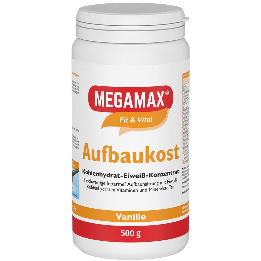 MEGAMAX Aufbaukost Vanille Pulver 500 g Pulver