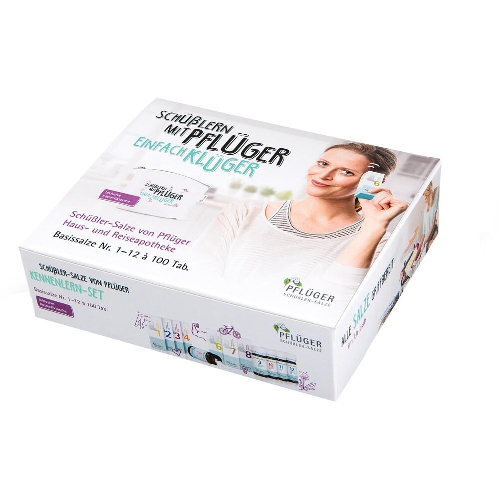 Biochemie / Schüßler-Salze Pflüger - Kennlern-Set / Haus- und Reiseapotheke Nr. 1-12 - 12 x 100 Tabletten 1 St Tabletten