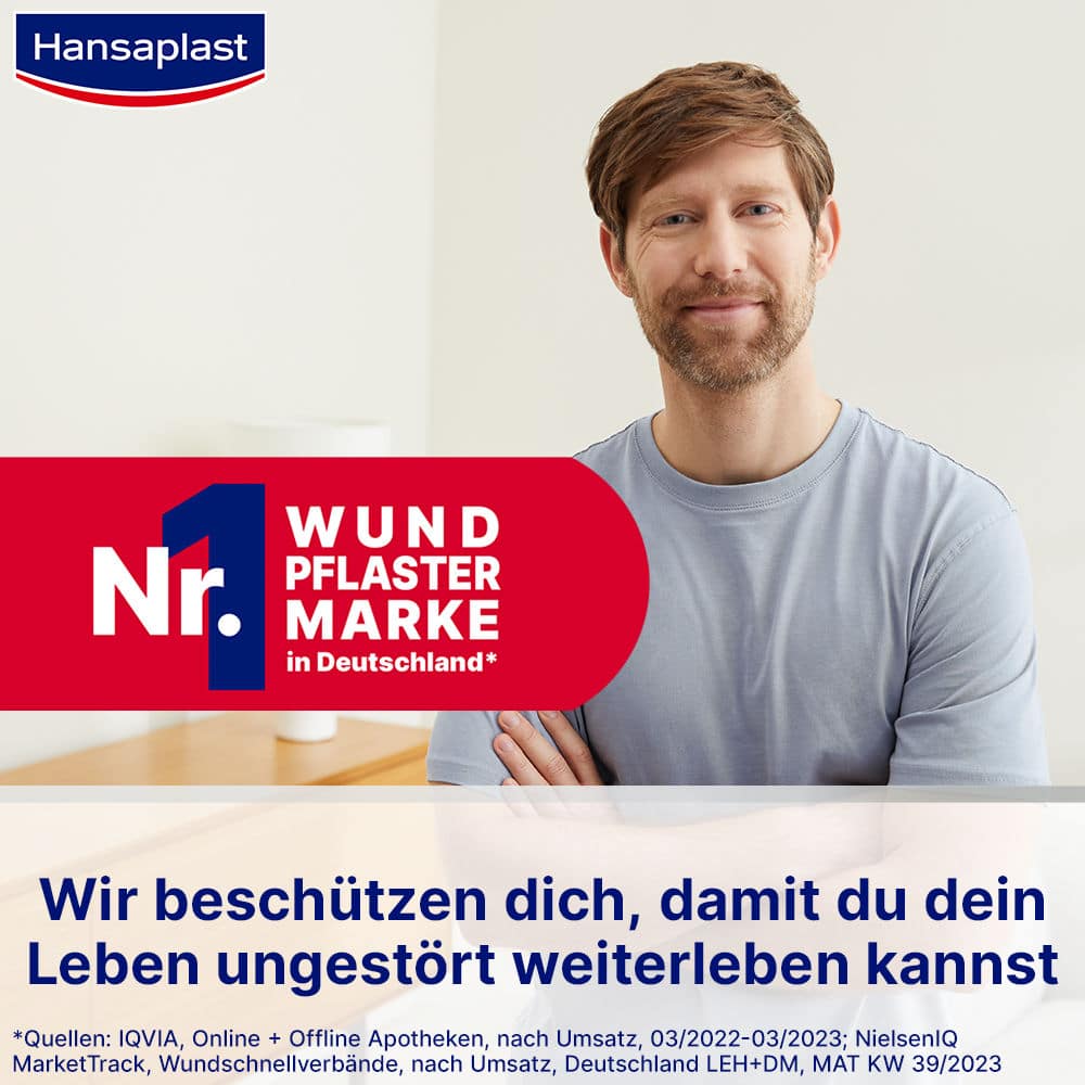 Hansaplast AQUA PROTECT XL 6x 7cm 5 St Pflaster