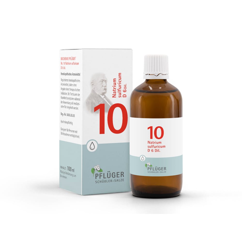 Schüßler-Salz Nr. 10 Natrium sulfuricum D6 100 ml Tropfen