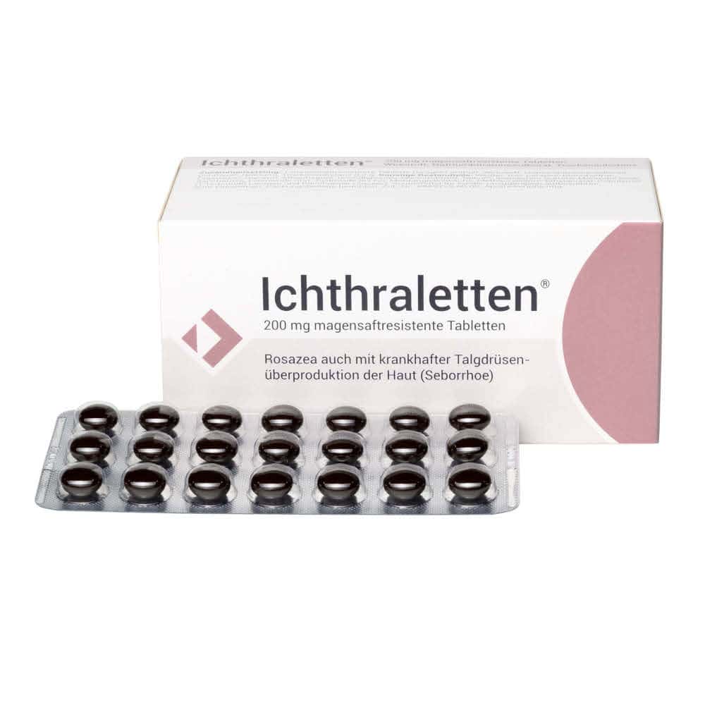 Ichthraletten 200 mg magensaftresistente Tabletten 84 St Tabletten magensaftresistent