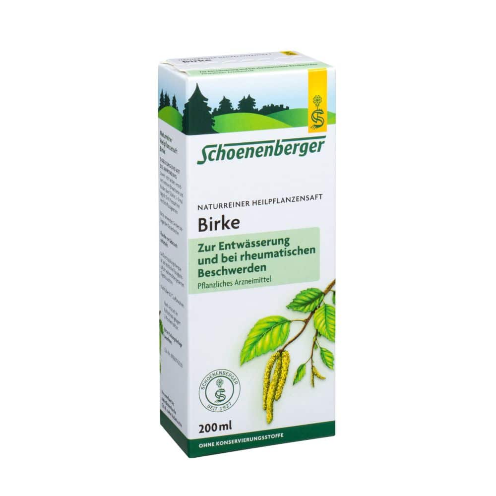 Schoenenberger Naturreiner Heilpflanzensaft Birke 200 ml Saft
