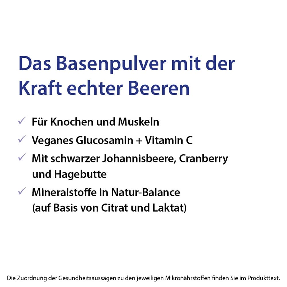 Dr. Jacob's pHysioBase Basen-Citrat-Basenpulver + Glucosamin