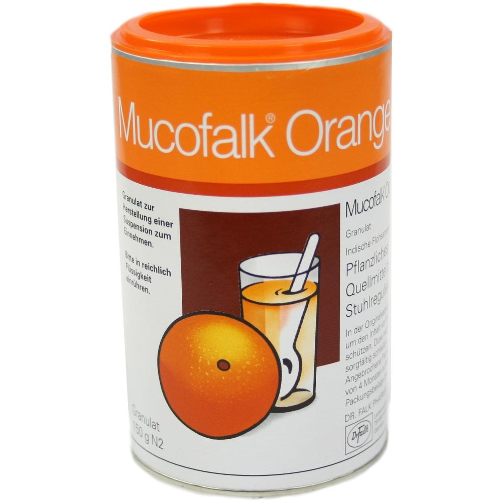 Mucofalk Orange 150 g Granulat zur Herstellung einer Suspension zum Einnehmen