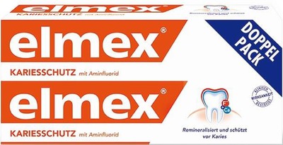 elmex KARIESSCHUTZ Zahnpasta DOPPELPACK 2X75 ml Zahnpasta
