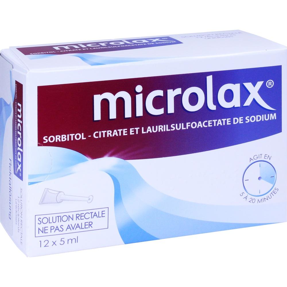 Microlax Rektallösung 12X5 ml Klistiere