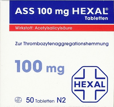 ASS 100mg HEXAL 50 St Tabletten
