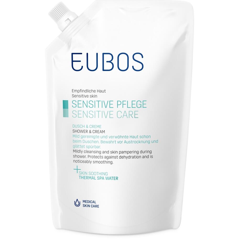 EUBOS SENSITIVE PFLEGE Dusch & Creme Nachfüllbeutel 400 ml Emulsion