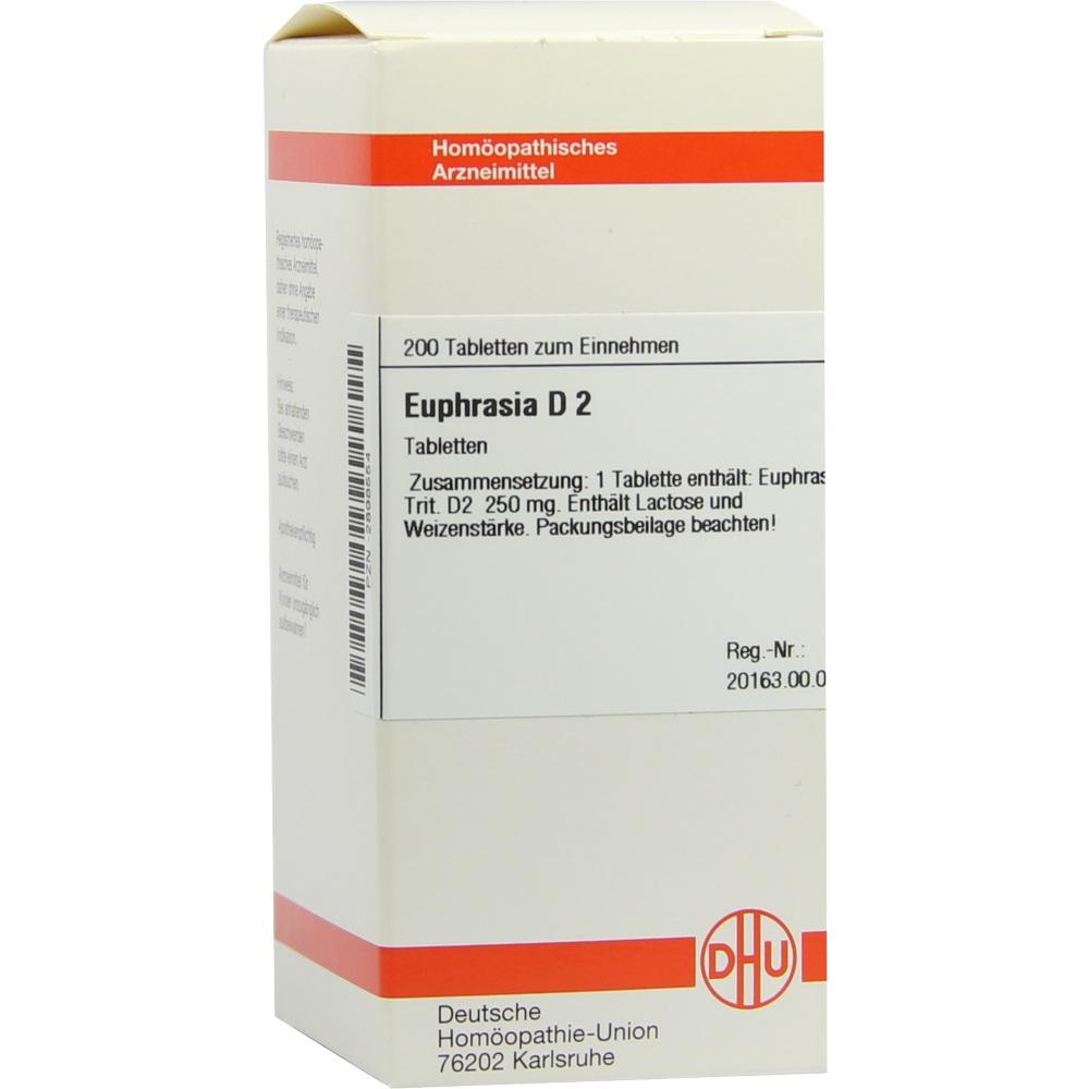 EUPHRASIA D 2 Tabletten 200 St Tabletten