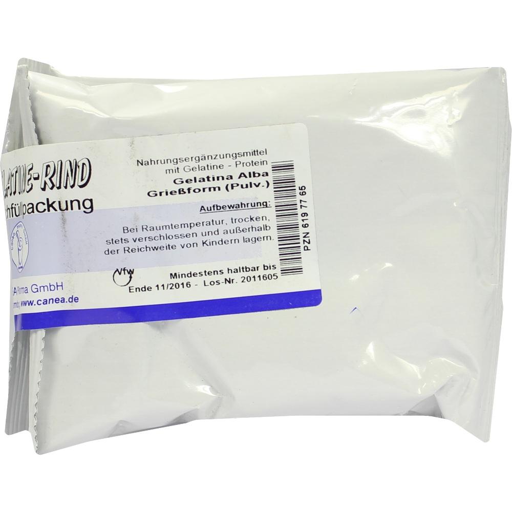 GELATINE Rind Pulver Beutel 250 g Pulver
