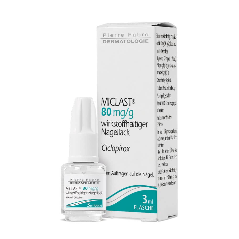MICLAST 80 mg/g wirkstoffhaltiger Nagellack 3 ml Wirkstoffhaltiger Nagellack