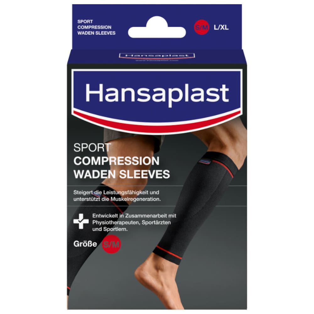 Hansaplast Compression Waden sleeves Größe M 2 St Bandage
