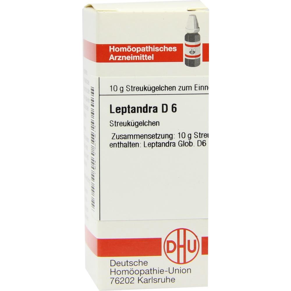 LEPTANDRA D 6 Globuli 10 g Globuli