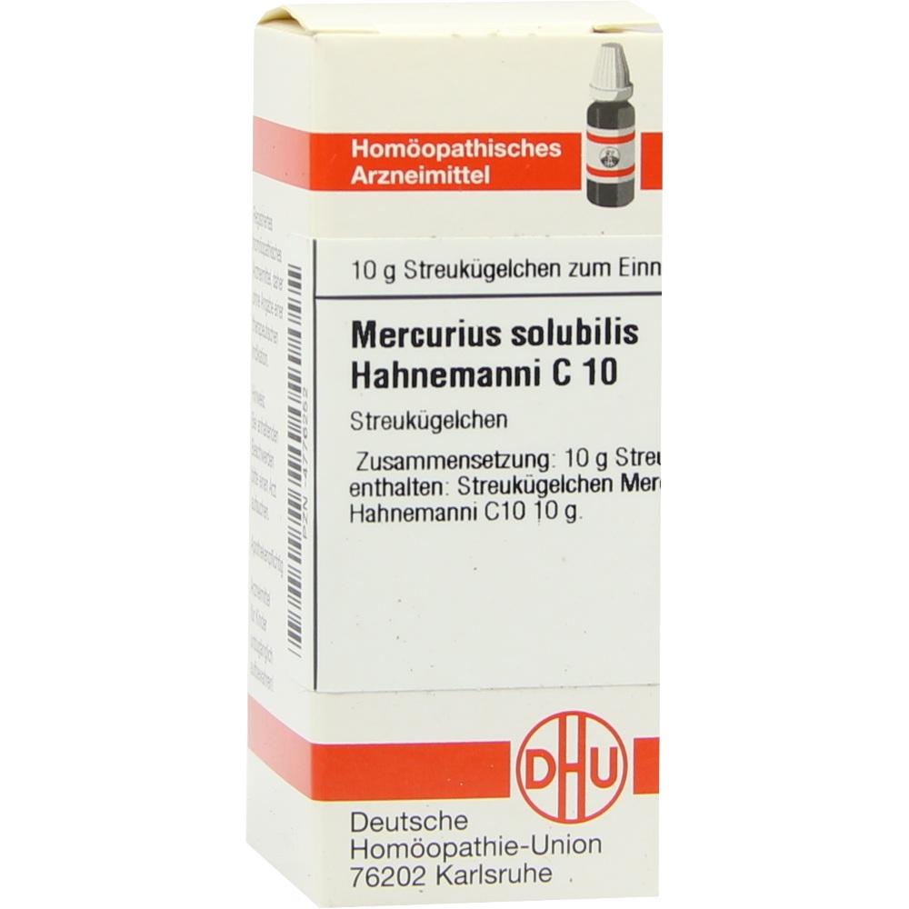 MERCURIUS SOLUBILIS Hahnemanni C 10 Globuli 10 g Globuli