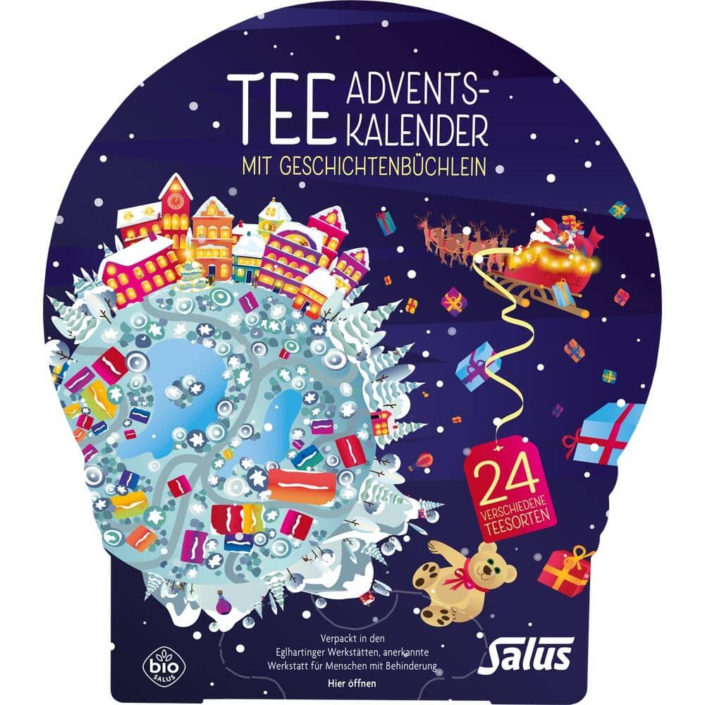 Salus TEE ADVENTS-KALENDER MIT GESCHICHTENBÜCHLEIN 24 St Filterbeutel