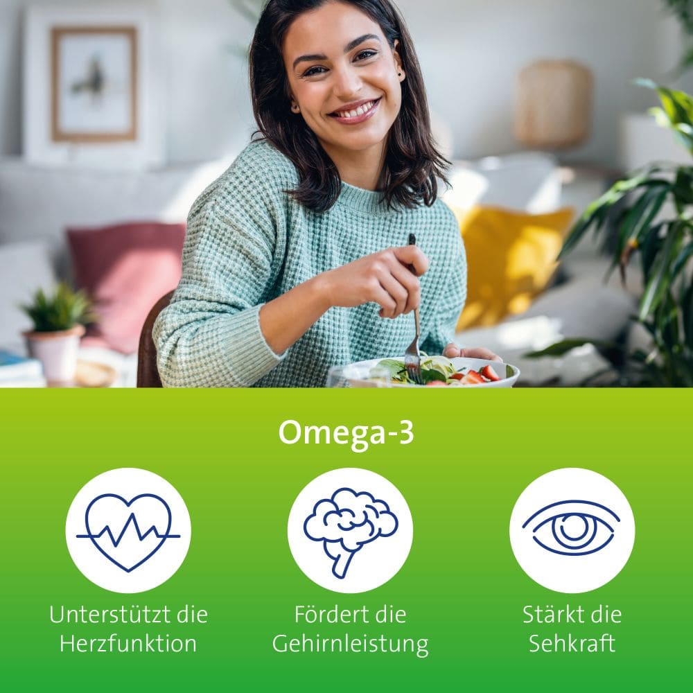 OMEGA-3 HEVERT PFLANZLICH  60 St Weichkapseln