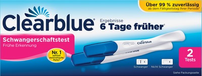 Clearblue Schwangerschaftstest Frühe Erkennung  2 St Test