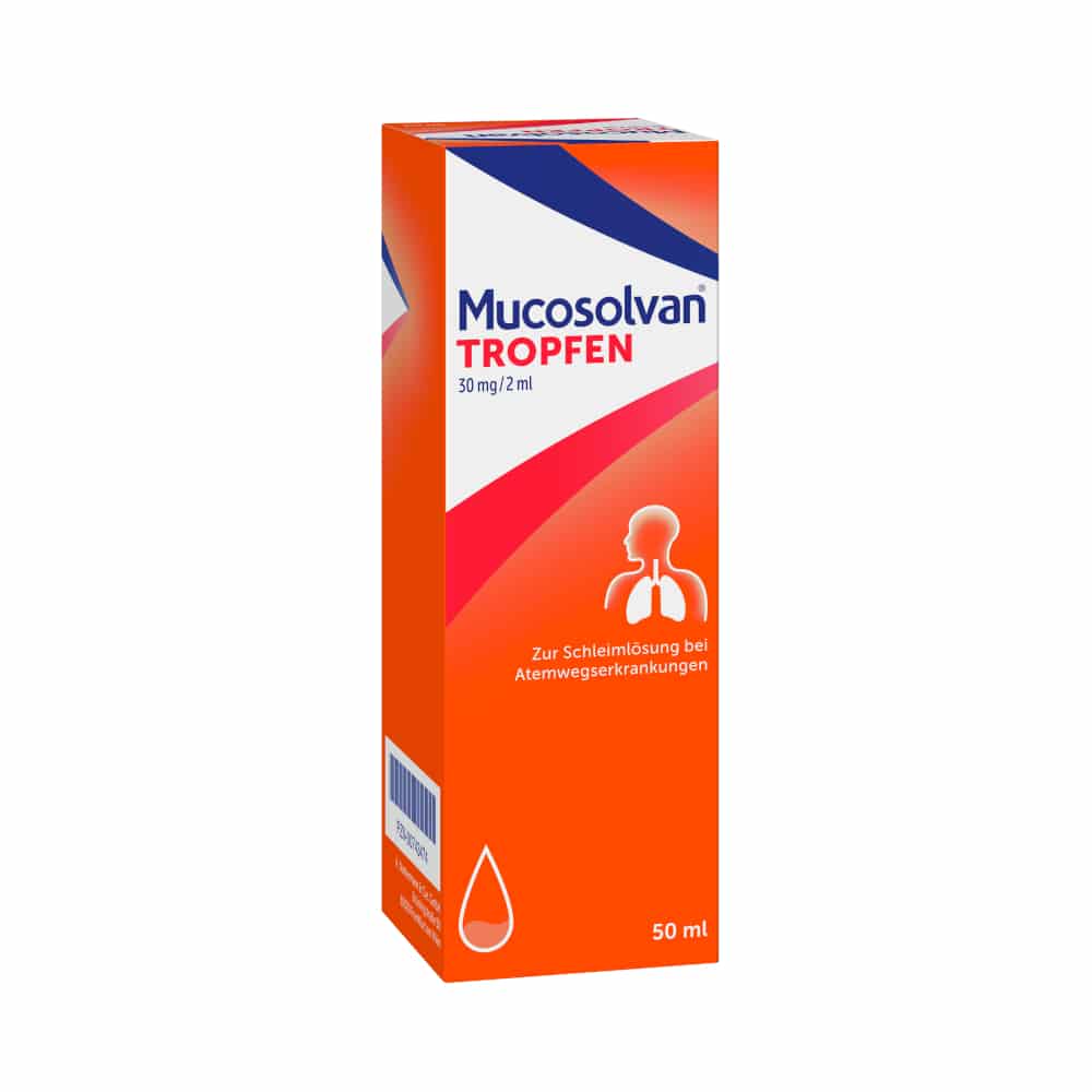 MUCOSOLVAN Hustenlöser Tropfen Schleimlöser Husten 50 ml Tropfen zum Einnehmen
