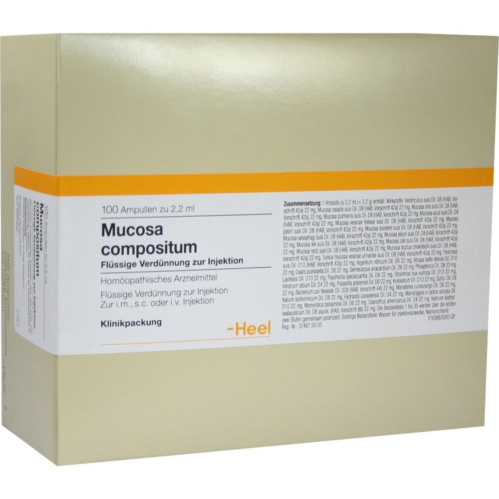 MUCOSA compositum Ampullen 100 St Ampullen