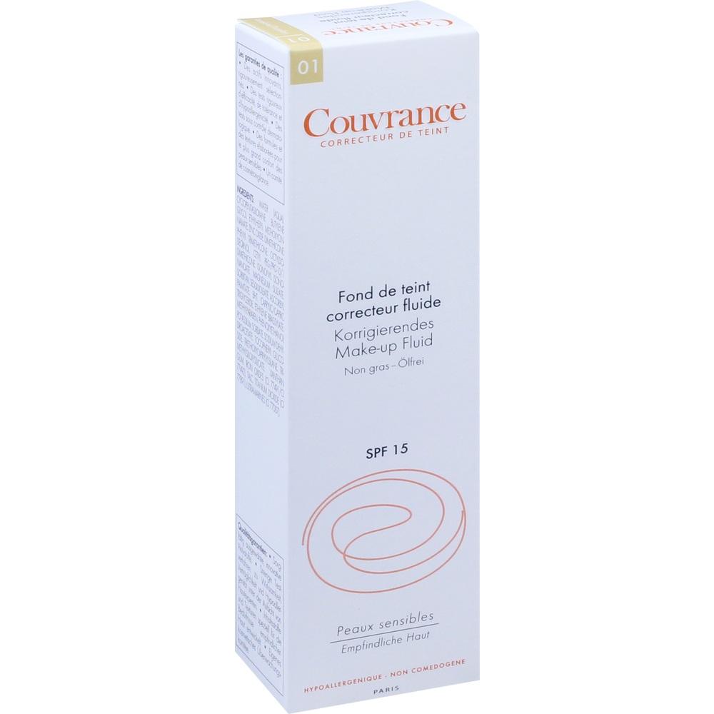 Avène Couvrance Korriegierendes Make-up-Fluid Porzellan 30 ml Flüssigkeit