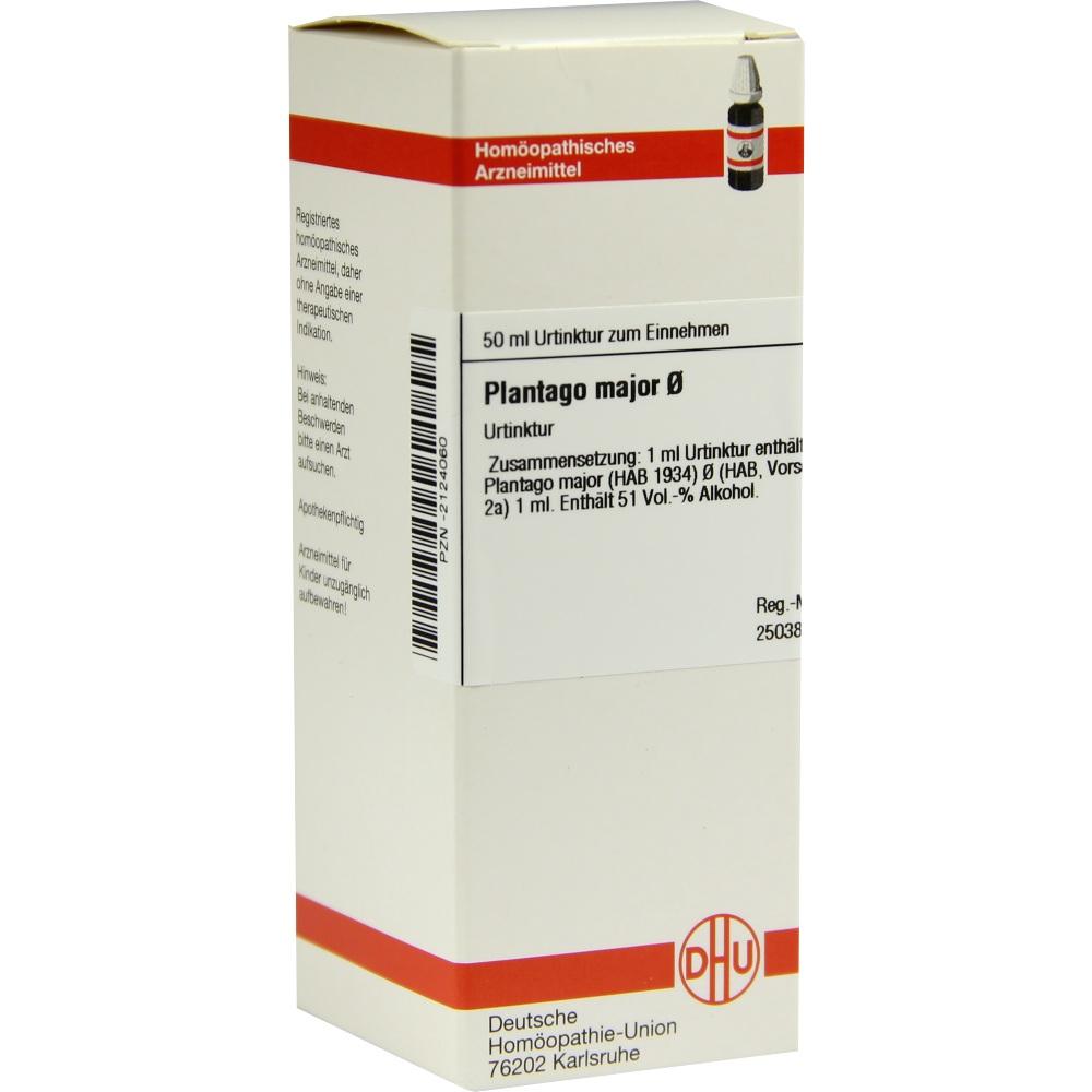 PLANTAGO MAJOR Urtinktur 50 ml Dilution