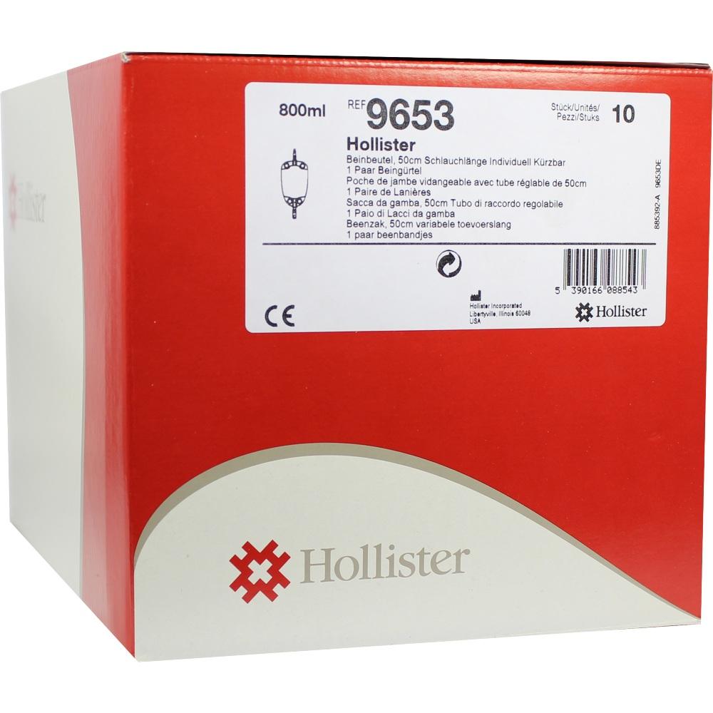 HOLLISTER Urin Beinbtl.m.Ablauf 800 ml unsteril 10 St Beutel