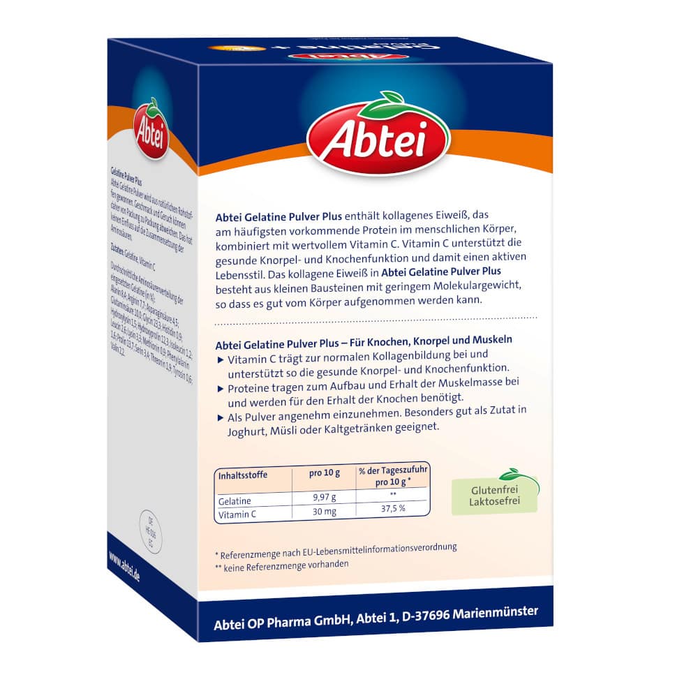 Abtei Gelantine + Vitamin C Pulver 400 g Pulver