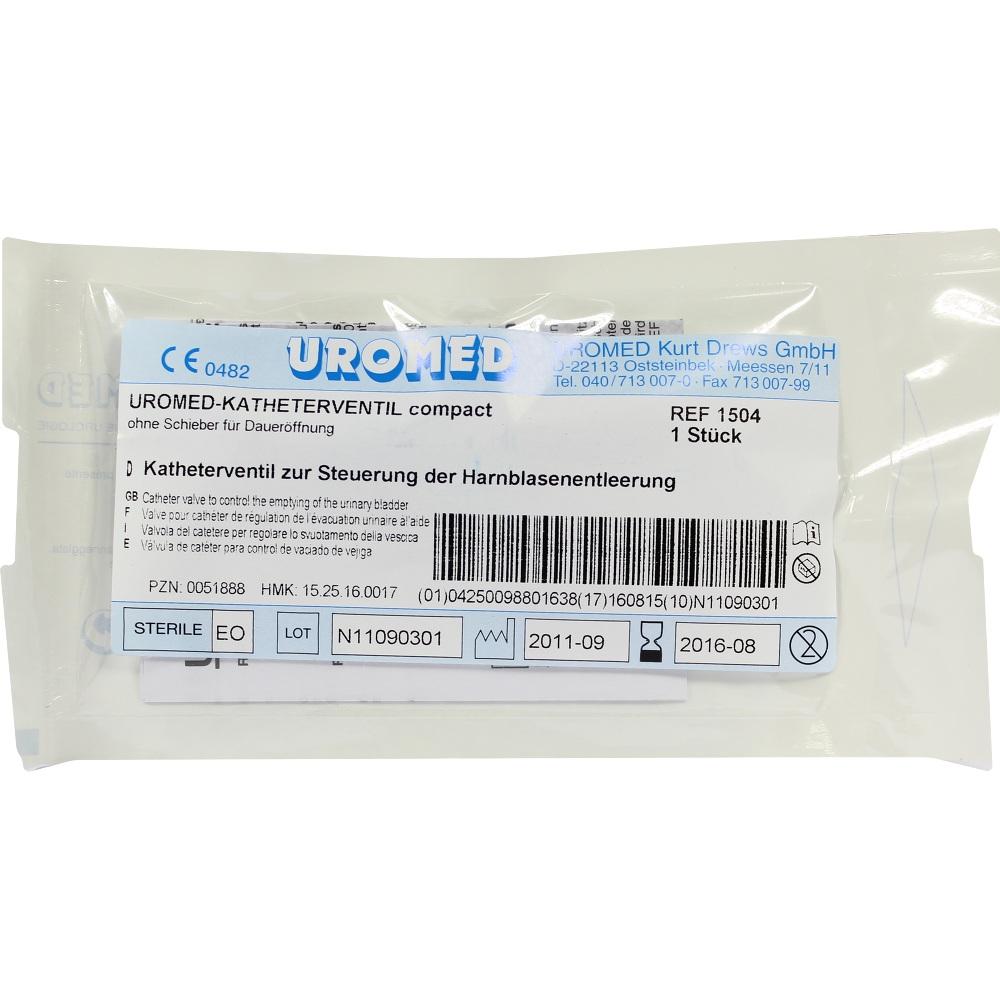 UROMED Katheterventil comp.1504 1 St