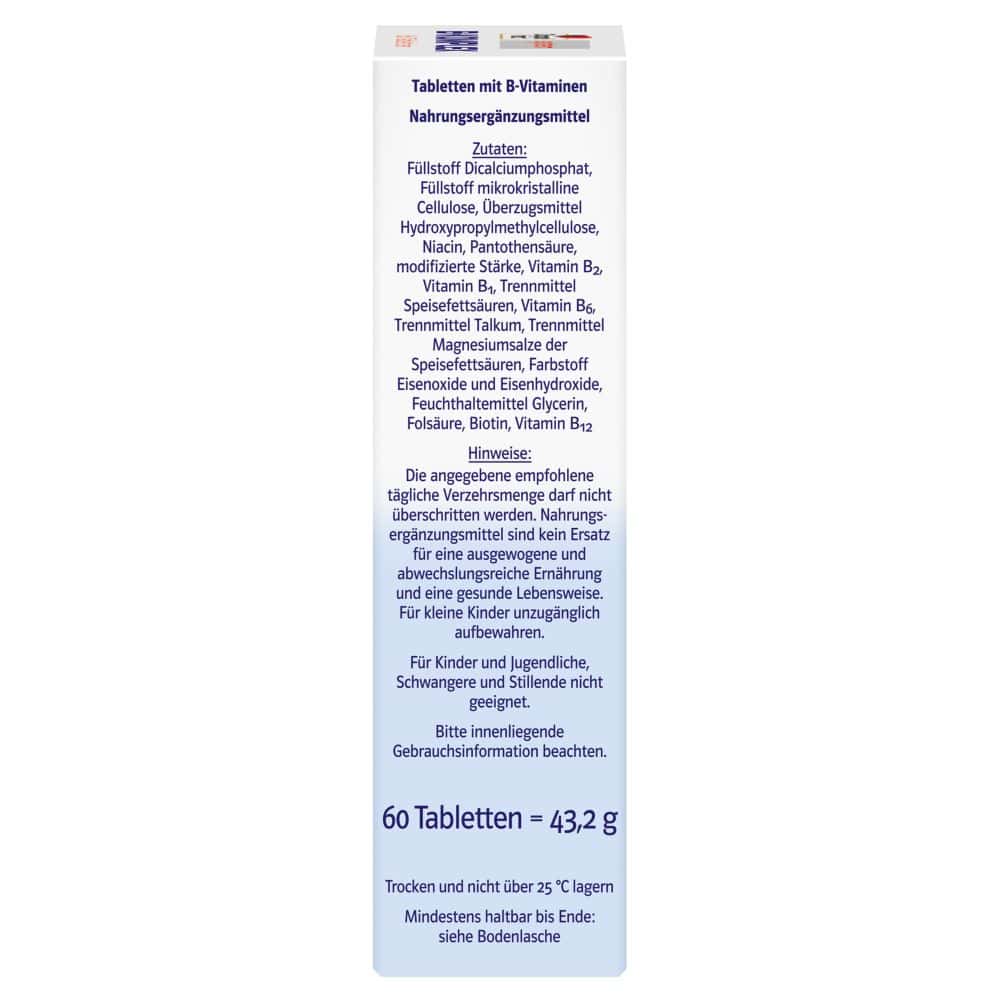 Doppelherz system B-Komplex ENERGIE + NERVEN + LEISTUNG 60 St Tabletten