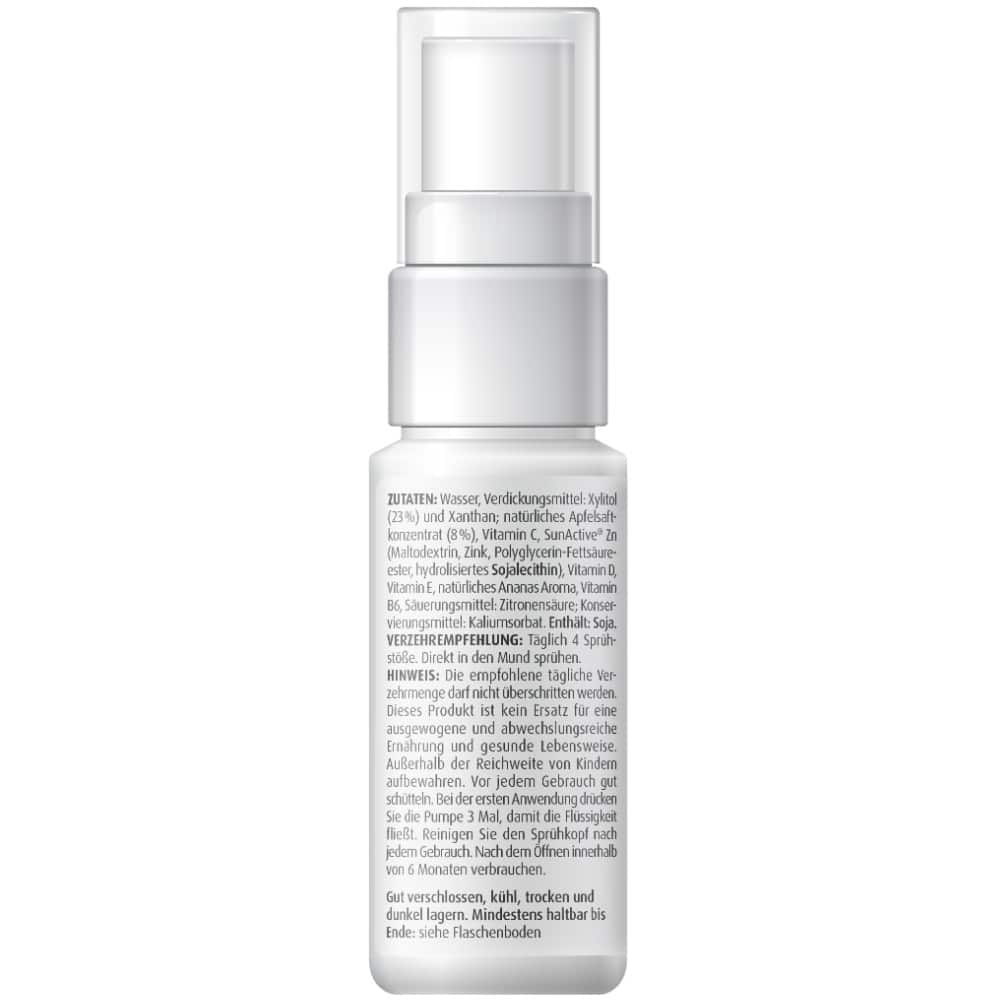 Zein Pharma Zink + Spray Ananas Geschmack 5 mg 25 ml Spray
