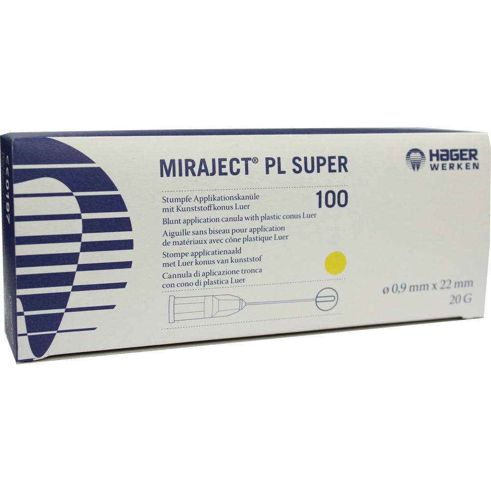 MIRAJECT Inj.Kan.PL stumpf 0,9/22 mm 100 St Kanüle