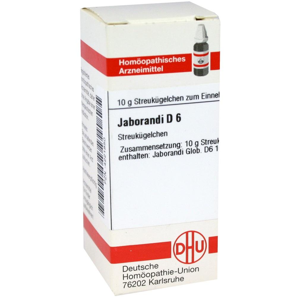JABORANDI D 6 Globuli 10 g Globuli