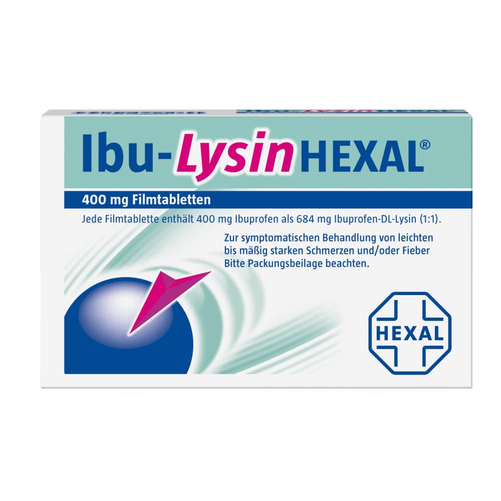 Ibu-Lysin HEXAL 400mg 10 St Filmtabletten
