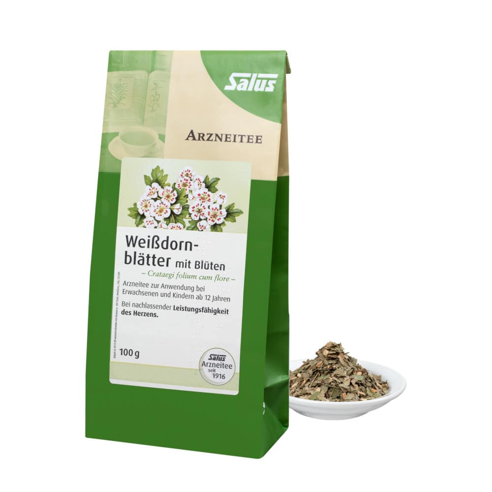 Salus Weissdornblätter mit Blüten Arzneitee Bio  100 g Tee
